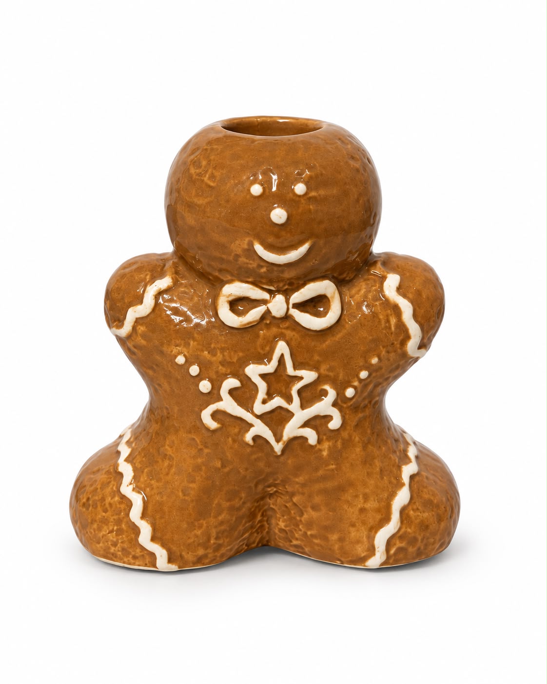 Gingerbread Kandelaar Keramiek – 11 cm | Mannetje of Vrouwtje