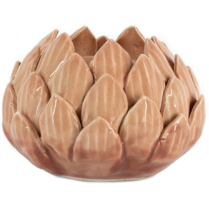 Bloem Kaarsenhouder Sandstone Keramiek – 13,5 cm | Theelicht & Dinerkaars