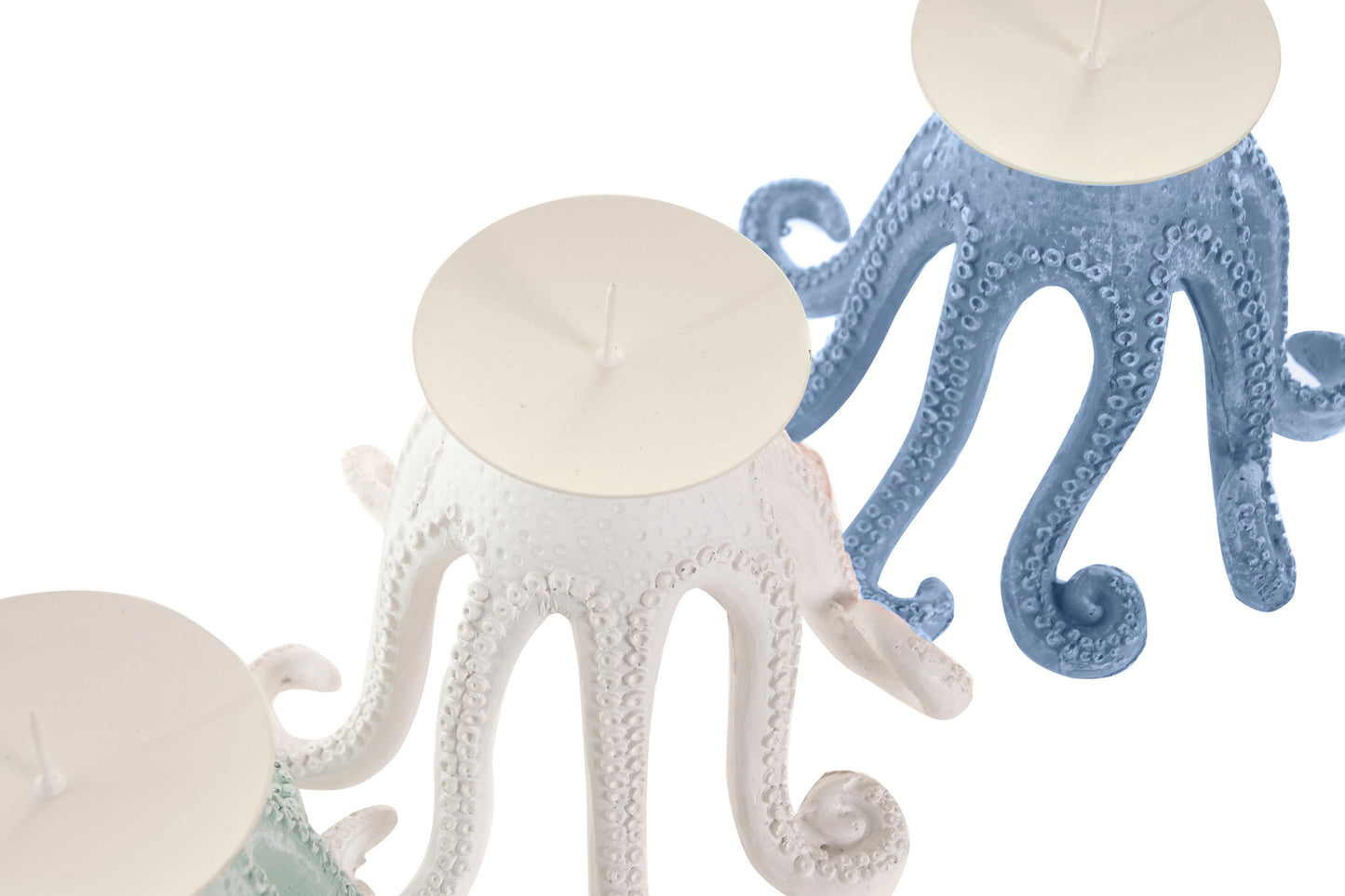 Octopus Kandelaar – Ibiza Kleuren – Speelse Woondecoratie