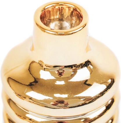 Kerzenständer Bubble Gold – Keramik