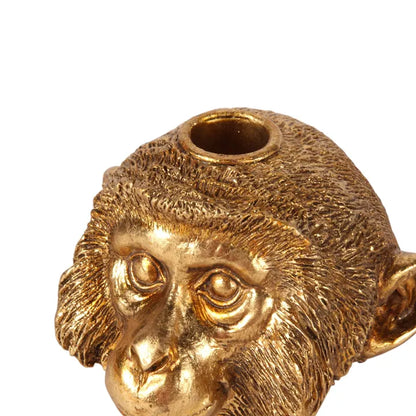 Golden Monkey Candlestick – 10.5 cm – Dutch Style