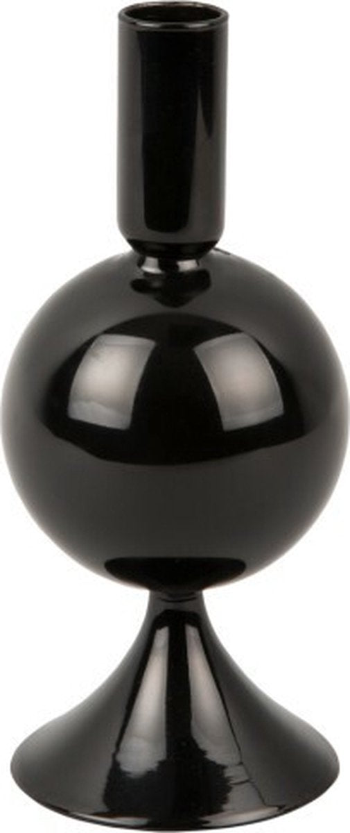 Kerzenständer Sparkle Series Schwarzes Glas – Present Time