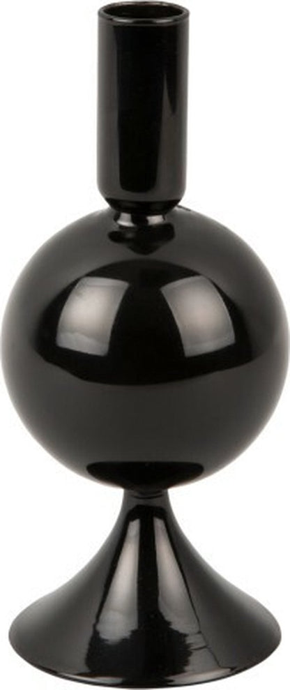 Kerzenständer Sparkle Series Schwarzes Glas – Present Time