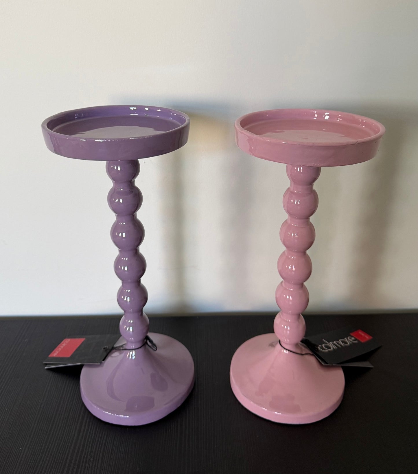 Kandelaar Lavender Colmore – Lila Kandelaar voor Stompkaars