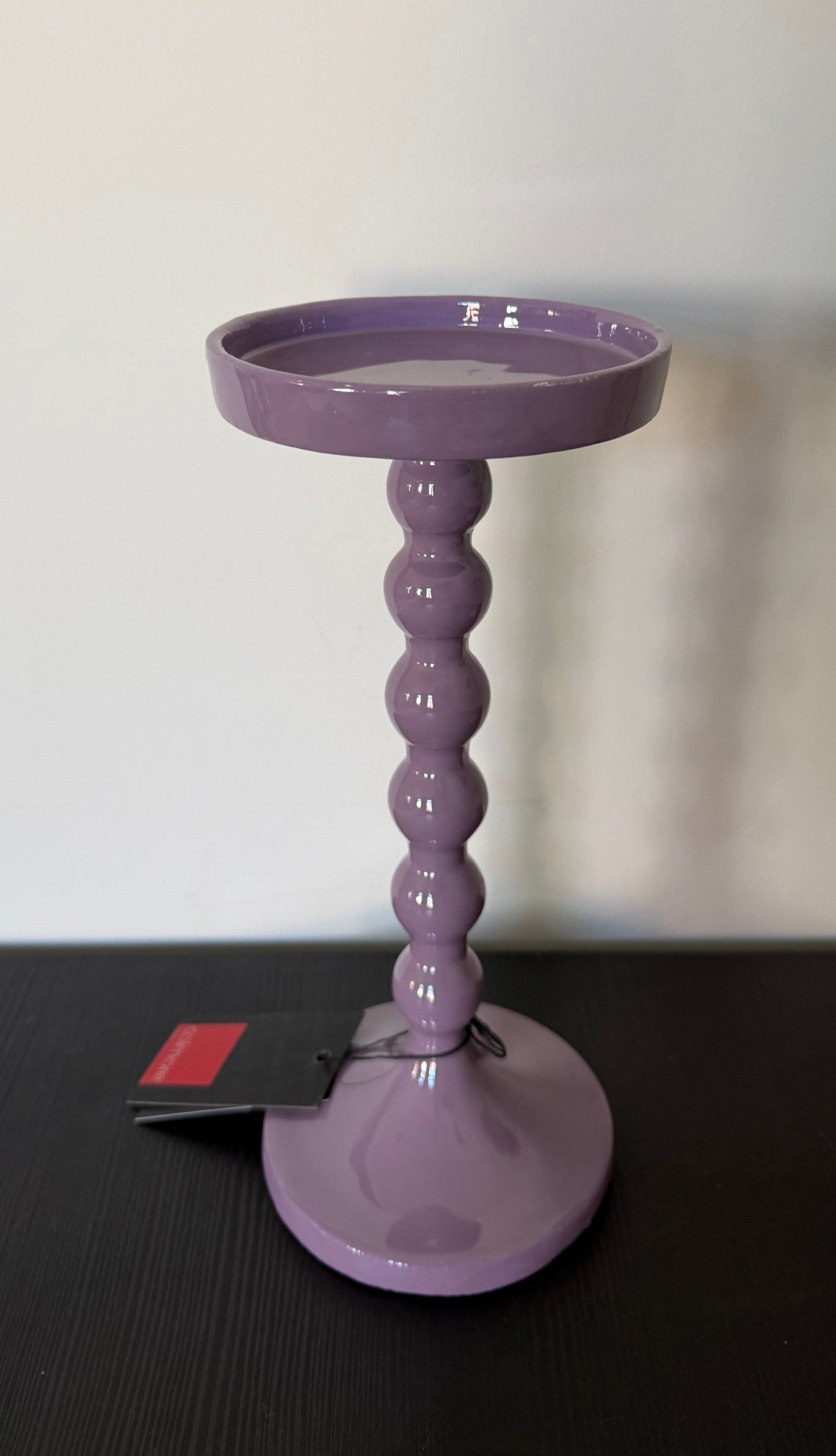 Kandelaar Lavender Colmore – Lila Kandelaar voor Stompkaars