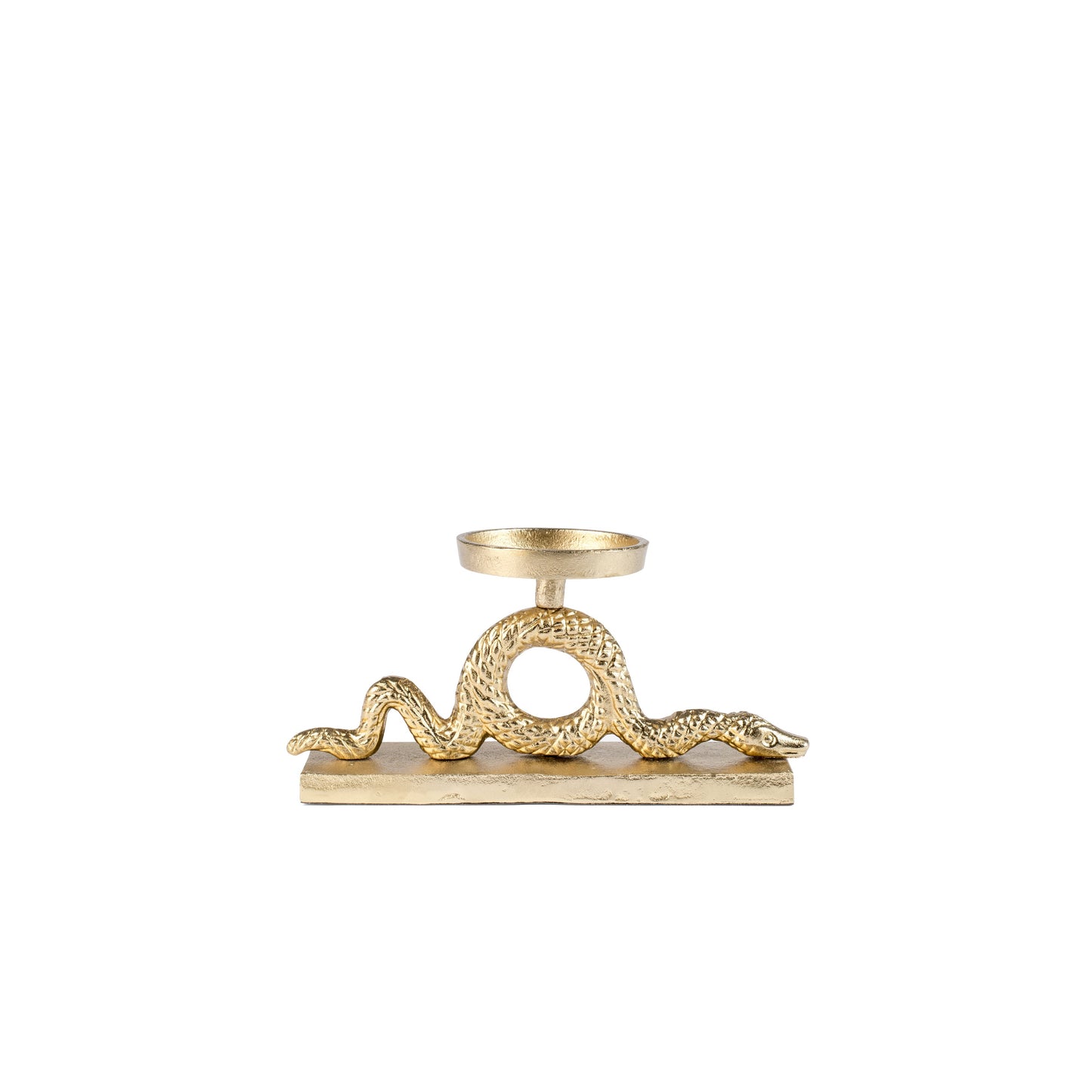 Kerzenhalter in Schlangenform – Python-Design – Geeignet für Stumpenkerzen – Bold Monkey