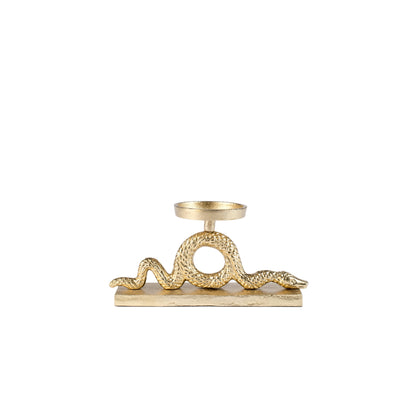 Kerzenhalter in Schlangenform – Python-Design – Geeignet für Stumpenkerzen – Bold Monkey