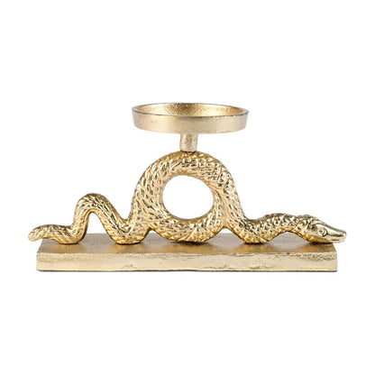 Kerzenhalter in Schlangenform – Python-Design – Geeignet für Stumpenkerzen – Bold Monkey