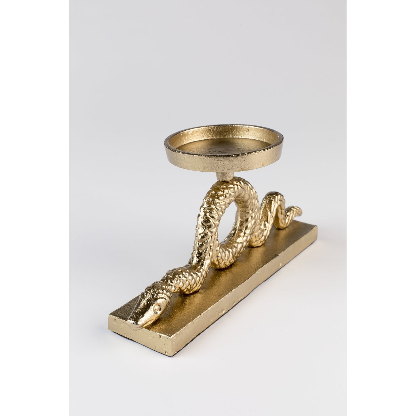 Kerzenhalter in Schlangenform – Python-Design – Geeignet für Stumpenkerzen – Bold Monkey