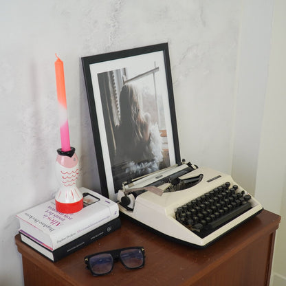 Bunter Fisch-Kerzenhalter – 16,5 cm