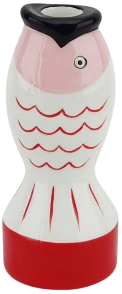 Bunter Fisch-Kerzenhalter – 16,5 cm