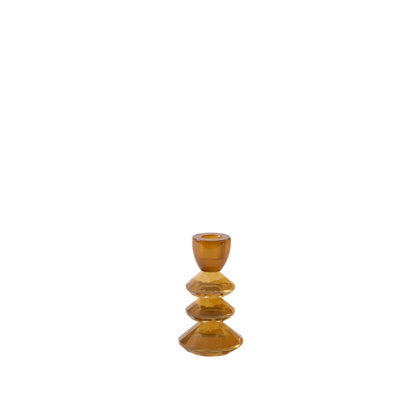 Light & Living Kerstboom Kandelaars Rovelo Milky Dark Brown – Set van 2