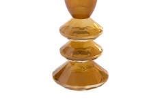 Light & Living Kerstboom Kandelaars Rovelo Milky Dark Brown – Set van 2