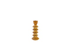 Light & Living Kerstboom Kandelaars Rovelo Milky Dark Brown – Set van 2