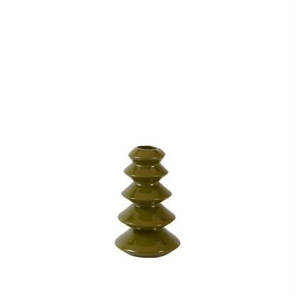 Kandelaar Kerstboom Merlin Olijfgroen – Light & Living – 13 cm