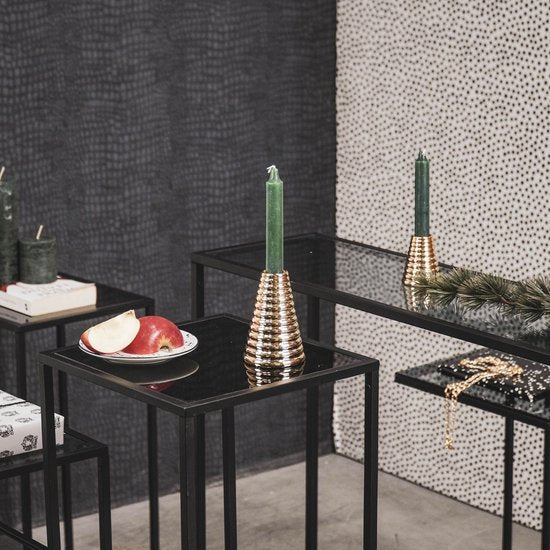 Kandelaar Kerstboom Modern Goud – 2 Maten