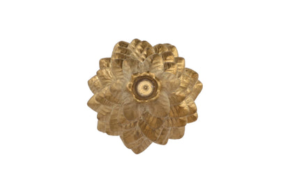 Kerzenständer Weihnachtsbaum Gold – Keramik – 15 x 10 cm