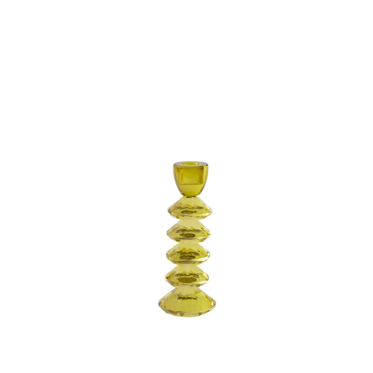 3er-Set Kerzenhalter aus Glas Rovelo Grün – Light & Living
