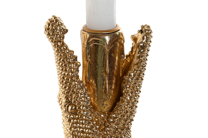 Krokodil Kandelaar Goud – 23,5 cm Hoog
