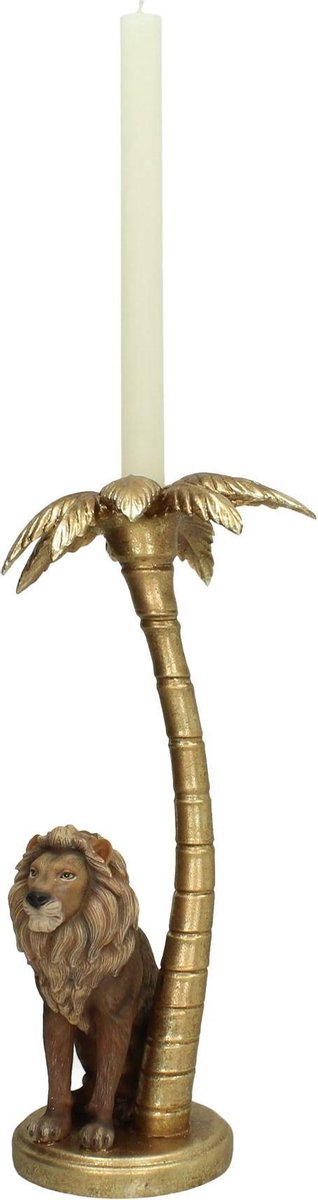 Löwen-Kerzenständer Palme – Tropisch &amp; Chic