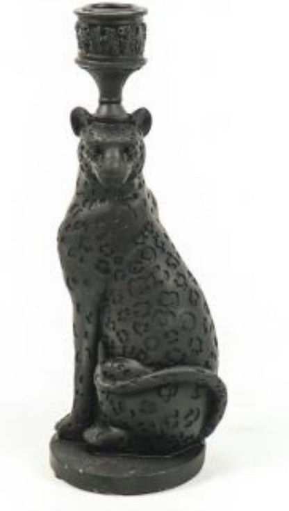 Leoparden-Kerzenhalter – Erhältlich in Gold und Schwarz
