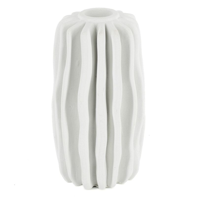 Ceramic Candle Holder White Organic – 2 Sizes