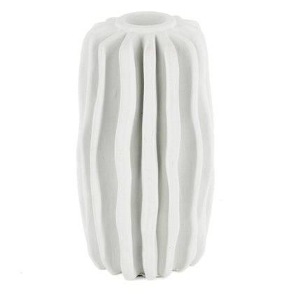 Ceramic Candle Holder White Organic – 2 Sizes