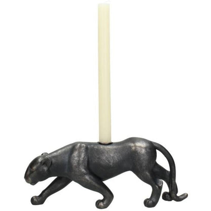 Luxe Panter Kandelaar – Zwart/Brons Staand Design