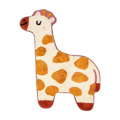 Giraffenteppich – Kinderzimmer Baumwolle 57×80 cm