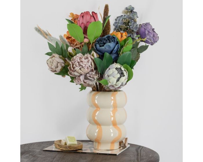 Kunsttak Protea Lichtpaars – 66 cm