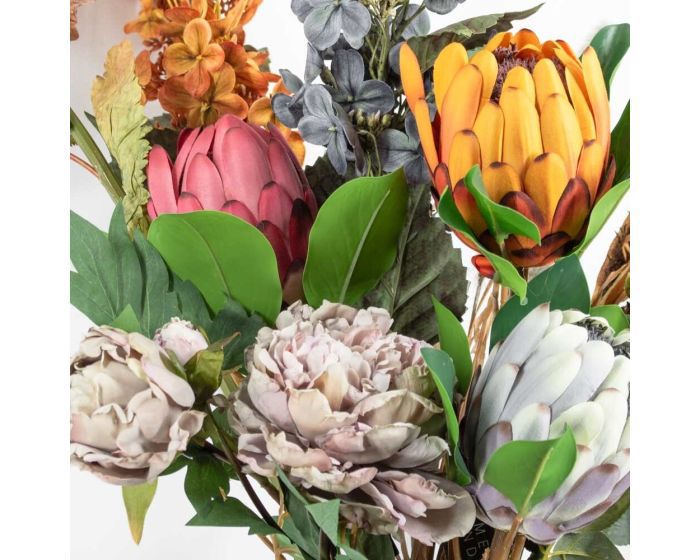Kunsttak Protea Roze – 66 cm