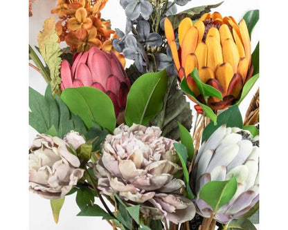 Kunsttak Protea Roze – 66 cm
