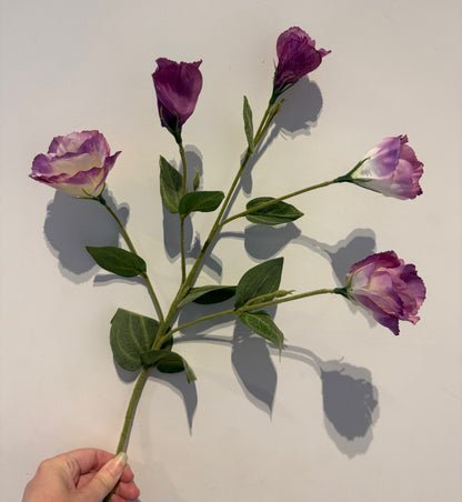 Zijdenbloem platycodon licht paars kunstbloem 76 cm Colmore