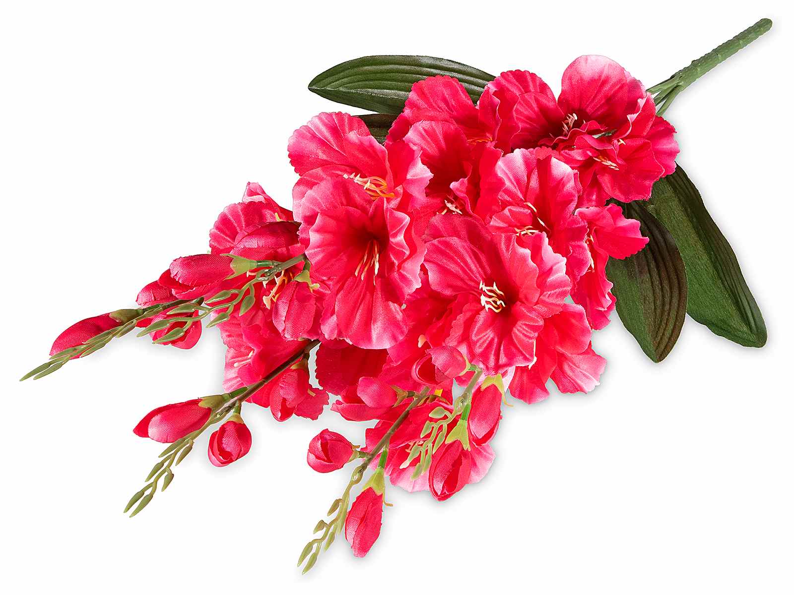kunstbloemen fresia roze boeket