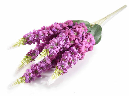 kunstbloemen hyacinten paars boeket