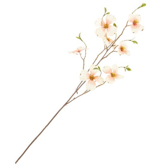 Kunstblume Hartriegel rosa – Seidenblume 75 cm