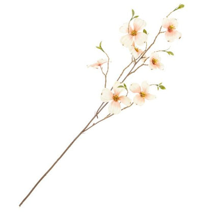 Kunstblume Hartriegel rosa – Seidenblume 75 cm