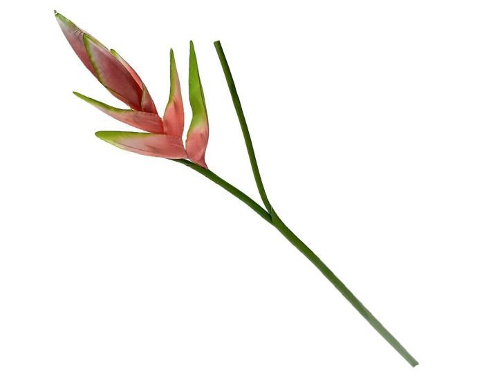 Kunstzweig Heliconia Hellrosa – 99 cm