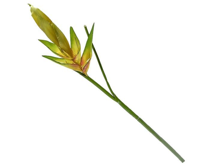Kunstzweig Heliconia Gelb – 99 cm