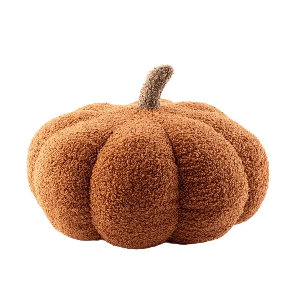 Stoff-Teddy Kürbis Ø30 cm – 3 Farben