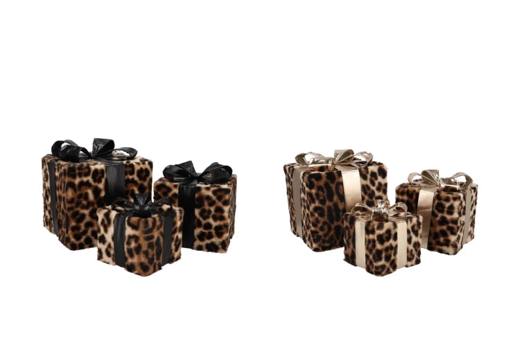LED Cadeaudozen Panterprint – Set van 3