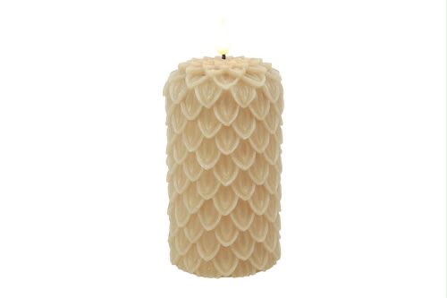 Countryfield LED Dennenkegelkaars Beige – 3 Maten