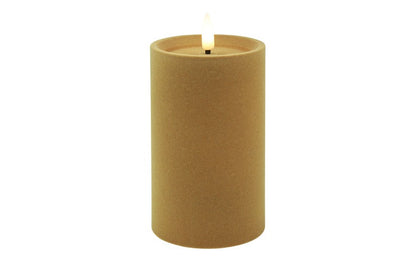 Countryfield LED stompkaars camelbeige met warm wit candle effect en timer