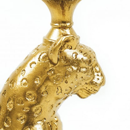 Leoparden-Kerzenhalter – Erhältlich in Gold und Schwarz