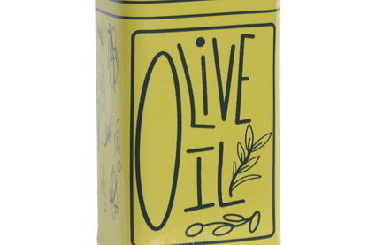 Mini Olive Oil Vaasje – Geel Stoneware 10 cm