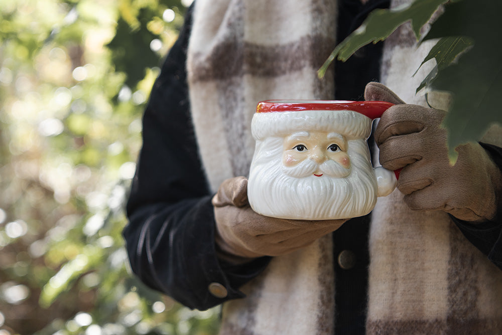 Kerstmok Kerstman Gezicht