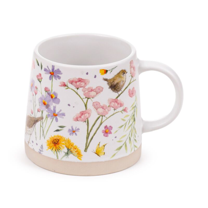 Jan Pashley Wings & Wildflowers Mok – Stoneware – 420 ml – Cadeaudoos
