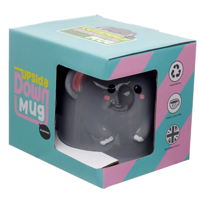 Lustige Tasse mit Elefantenmotiv auf dem Kopf – 400 ml – Cutiemals