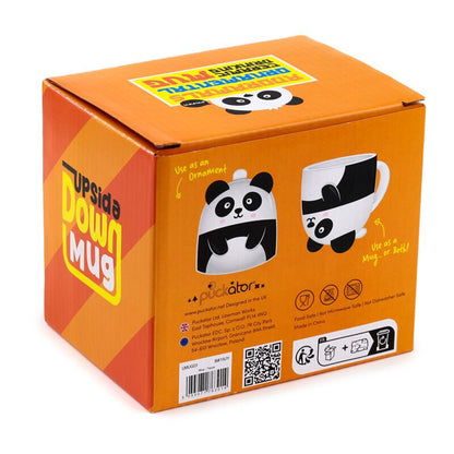 Panda Mug "Upside Down" – 2-in-1 Ornament (500 ml)