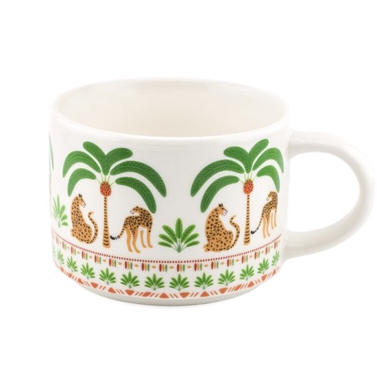 Panter servies Verde – keramiek – jungle design